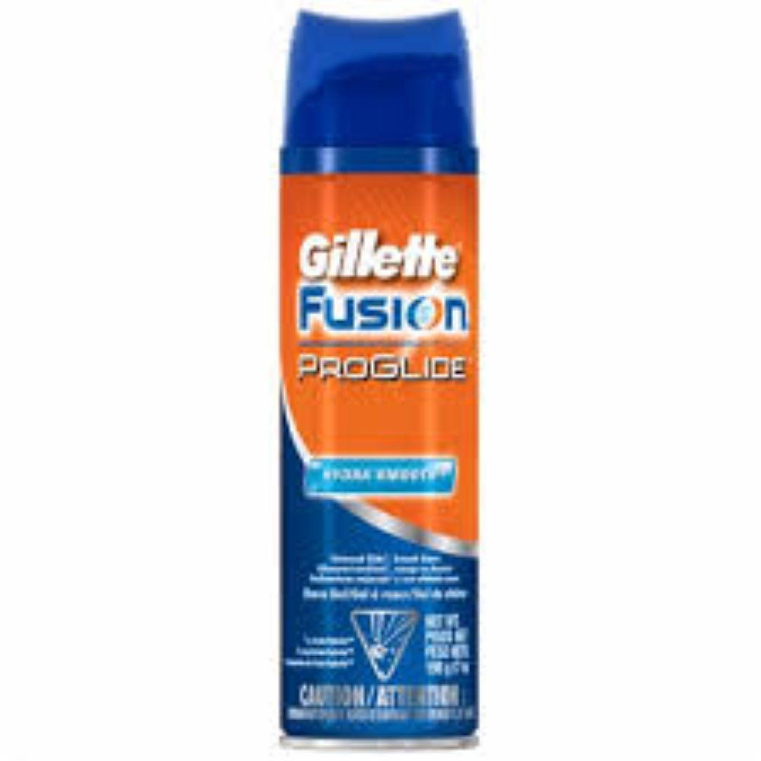 GILLETTE FUSION PROGLIDE SHAVE GEL HYDRA SMOOTH 198G